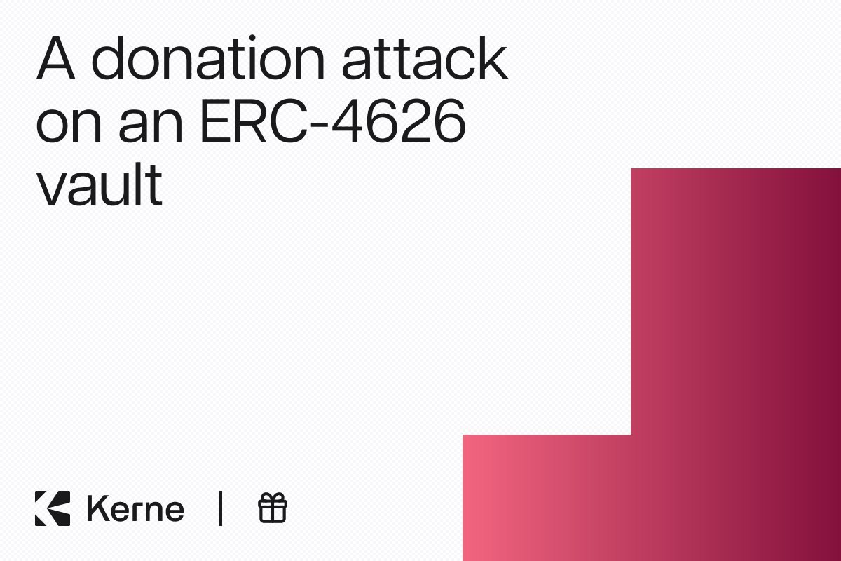 Summer.fi Lost About $6M to a Donation Attack on an ERC-4626 Vault. Reading the Vault Would Not Have Caught It. Watching Its Share Price Would.