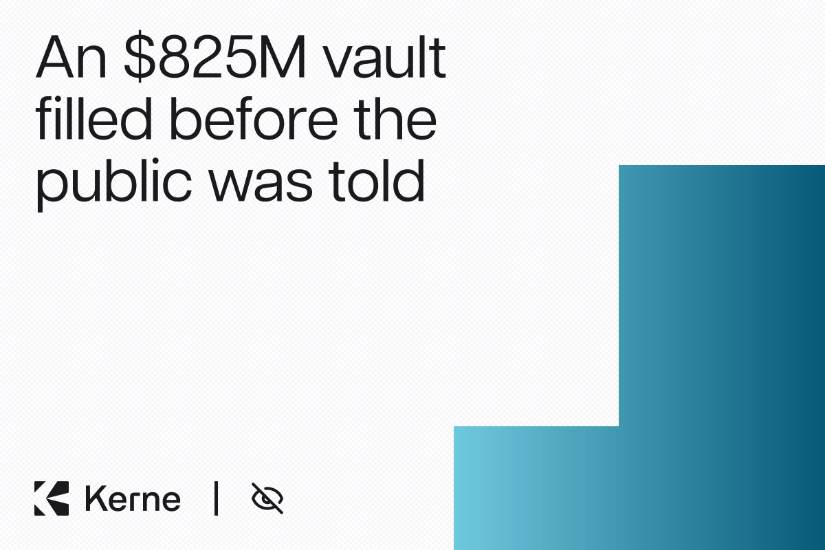 An $825 Million Pre-Deposit Vault Filled in About 22 Minutes, and On-Chain Timestamps Show Most of It Landed Before the Public Was Told. Four Things to Check Before You Deposit Into Any Window.
