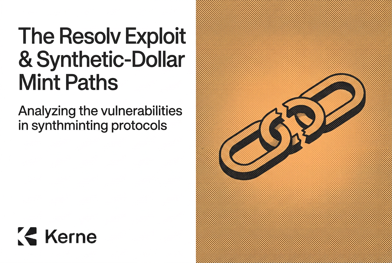 What the Resolv Exploit Tells Us About Synthetic-Dollar Mint Paths